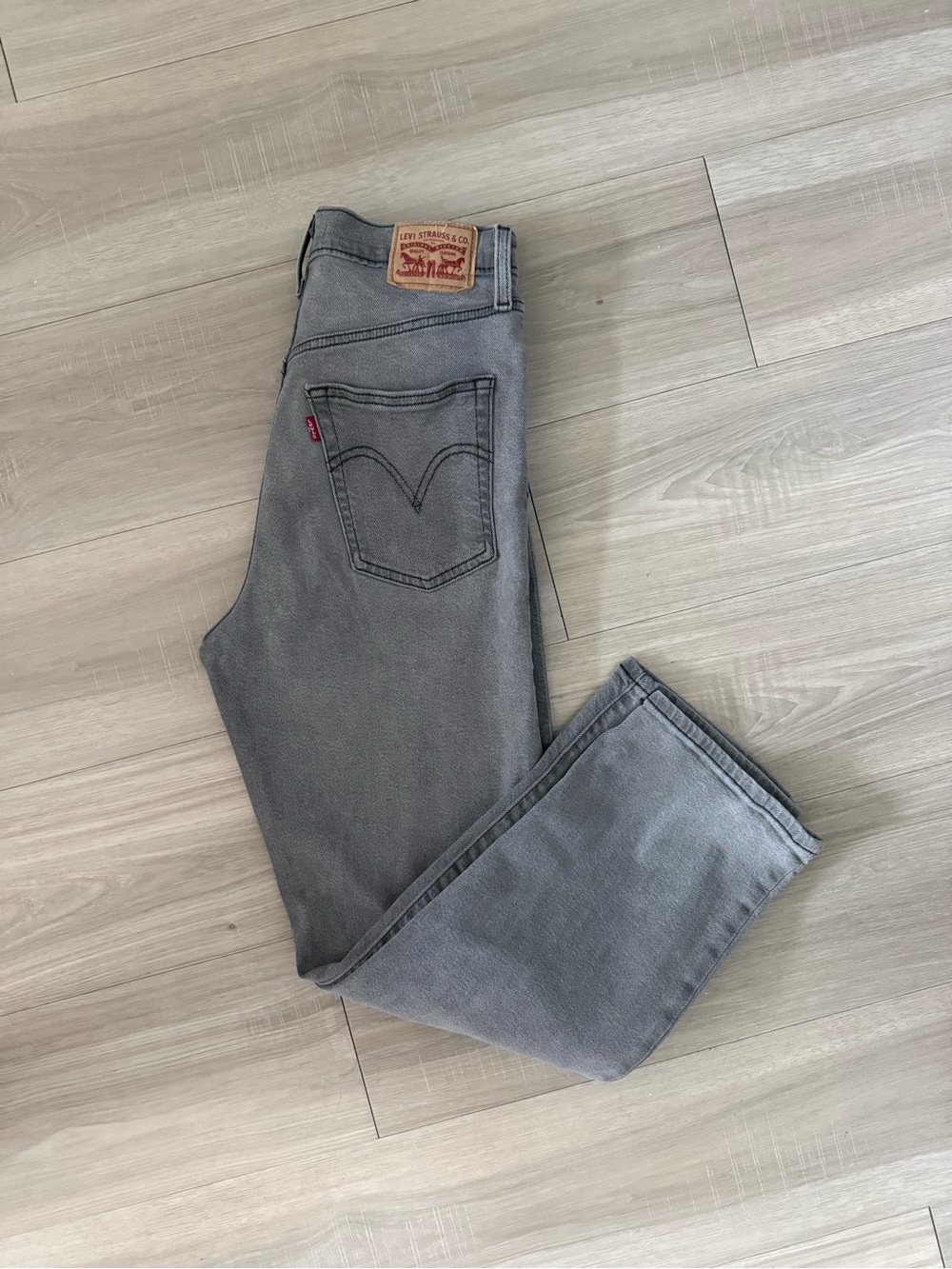 Levi's Gray Straight Leg Women's Jeans
